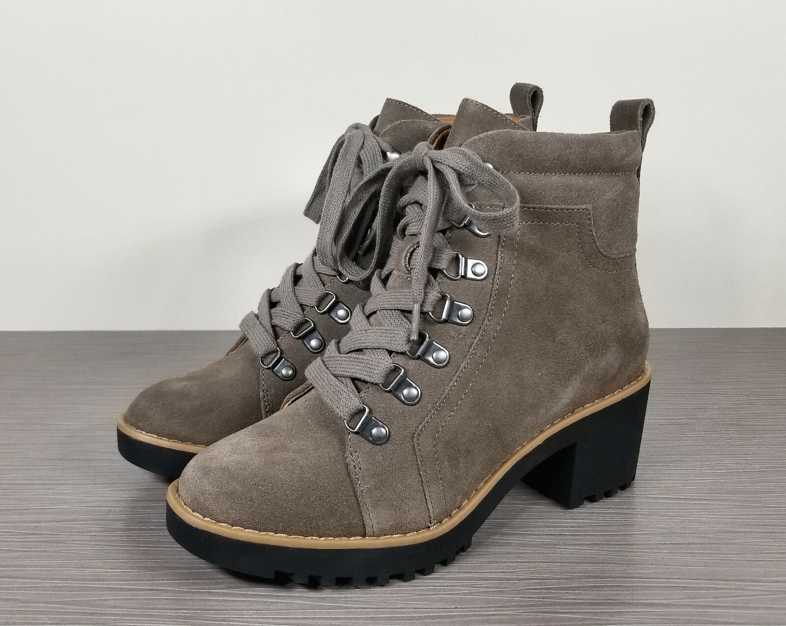 Caslon Jadey Water Resistant Bootie, Taupe Suede, Womens Size 5.5 M