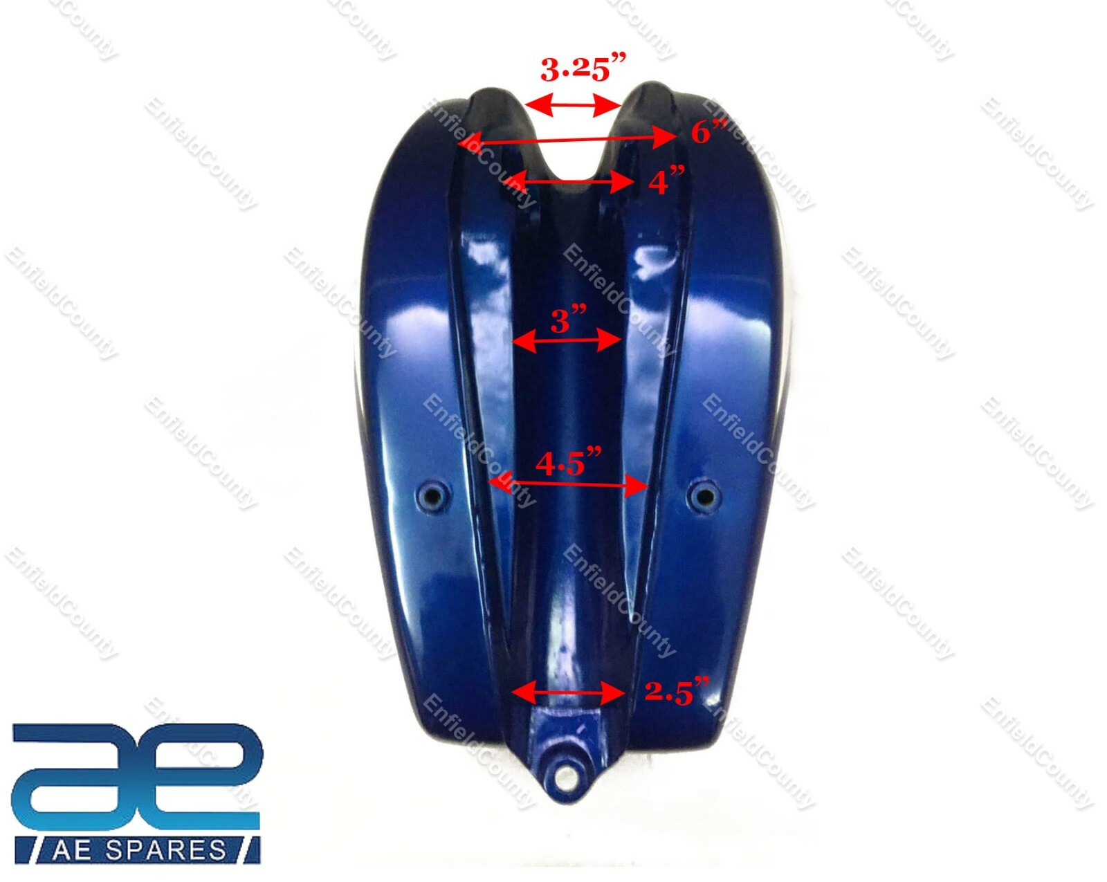 Fits Triumph T160 Trident Blue And Cream Painted Fuel Petrol Gas Tank