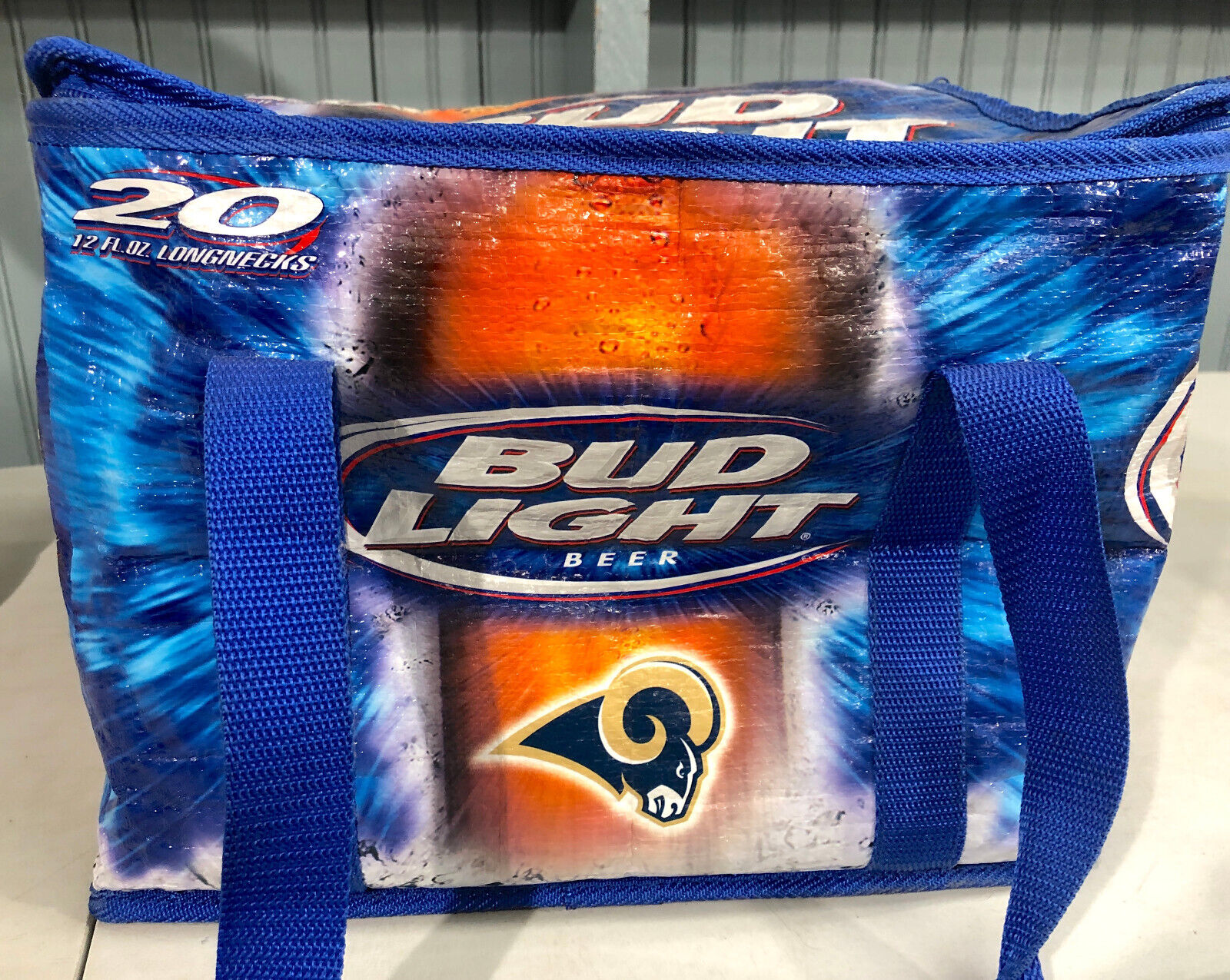 Budweiser Bud Light Insulated Folding Beer Cooler St. Louis Lo...