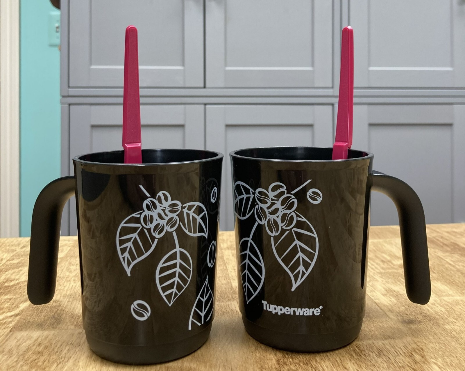 Tupperware Coffee Station-Black (2) Mugs-NEW-SHIPPING INCLUDED | eBay