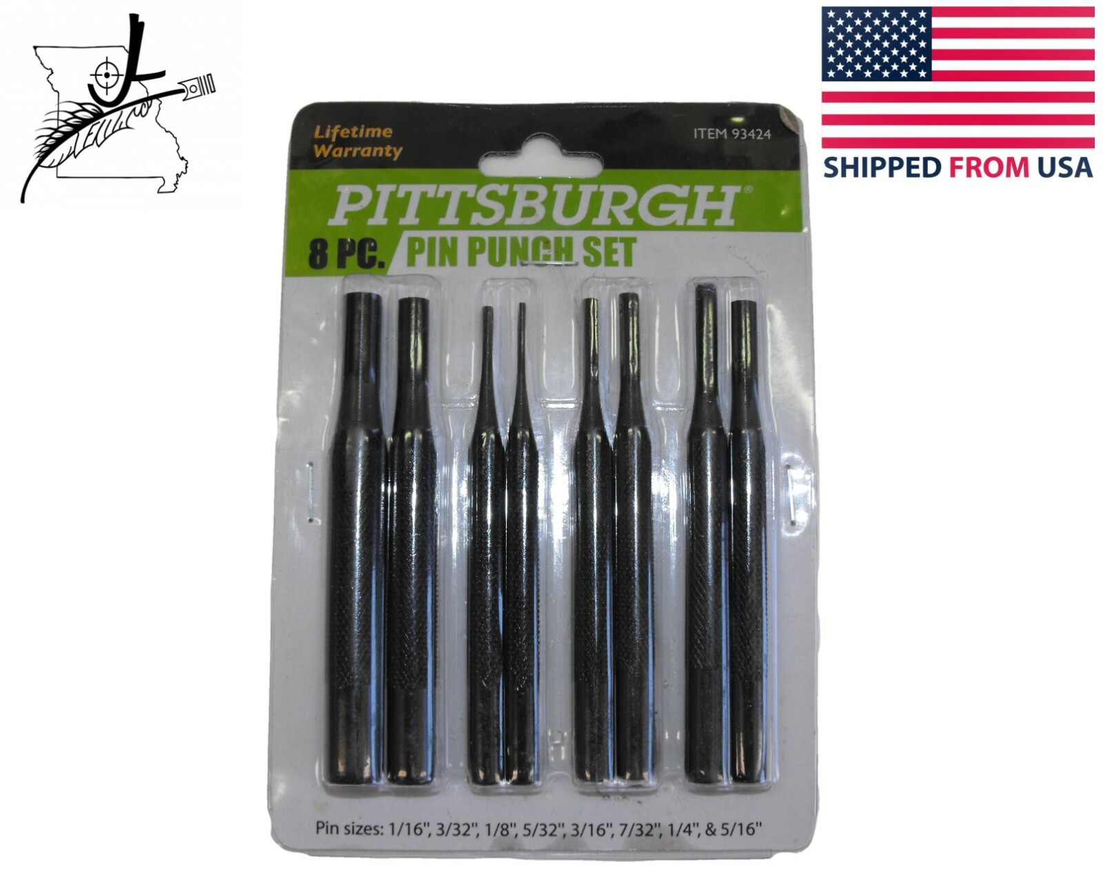 ミートボール Pittsburgh 8 Piece Pin Punch Set New, 4