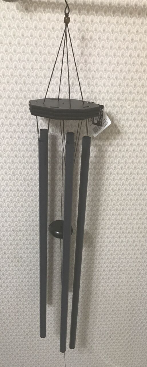 Jumbo Wind Chime Black & Gray 58