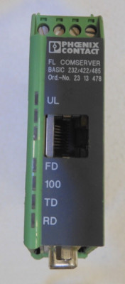 FL COMSERVER; 23 13 478; BASIC 232/422/485, PHOENIX CONTACT