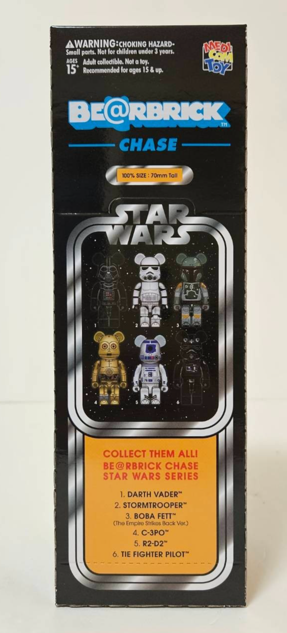 MEDICOM TOY - BE@RBRICK CHASE STAR WARS 1 BOX “a Medicom Toy BE@RBRICK CHASE STAR WARS BEARBRICK Darth Vader