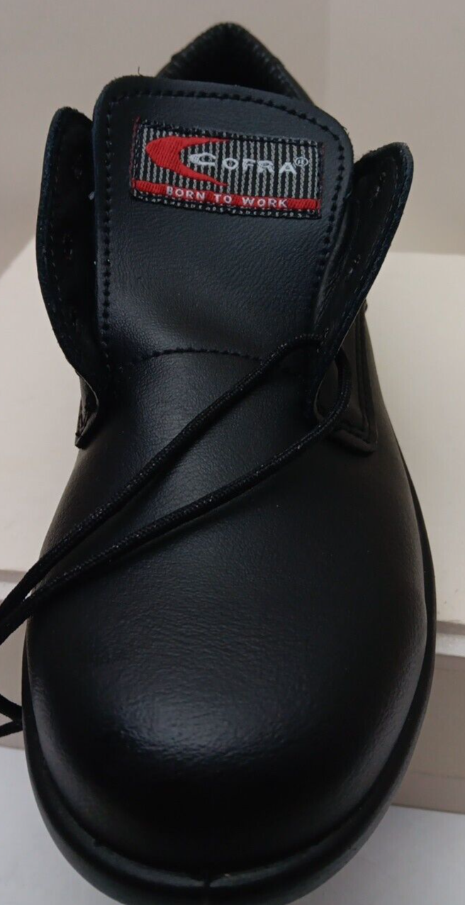 Safety Shoes Women Cofra Size Sz6 Black Steel Toe Cap Brand New with Tags no box