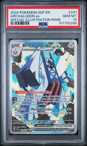タロ SPECIAL ART RARE PSA10 Archaludon ex 2024 Scarlet & Violet: Surging Sparks #241/191