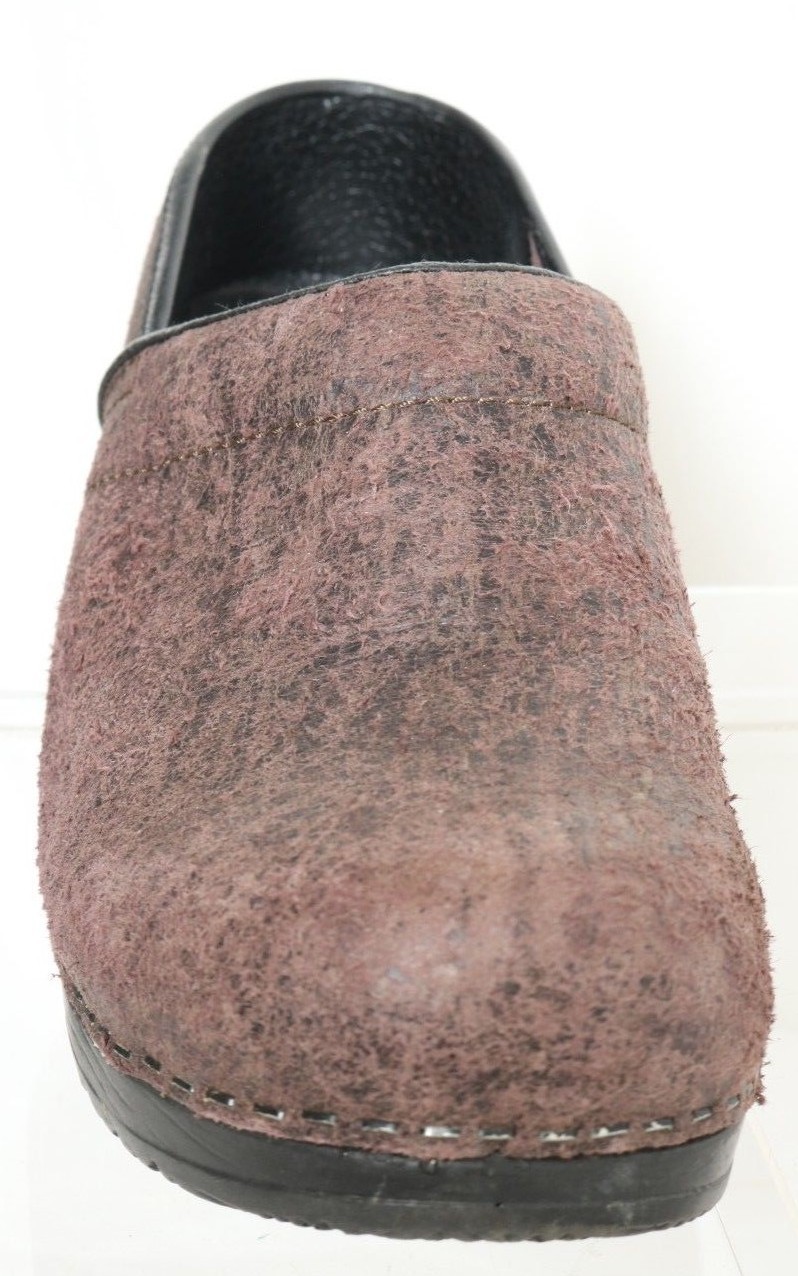 Sanita Cabrio Distressed Brown Professional Clogs 0060240 Women's US 6.5 EUR 37