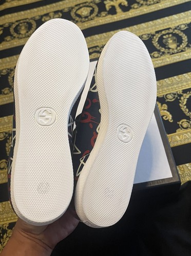 Pre-owned Gucci 100% Auth  Ghost Sneakers Apollo Limited Edition Size 36 In Blue