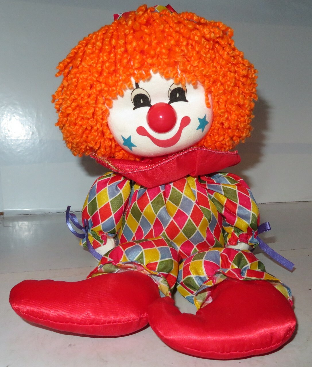 DolMAX Doll Rainbow Toy Wind Up Moving Clown Musical 9