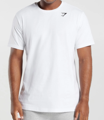 gymshark white t shirt