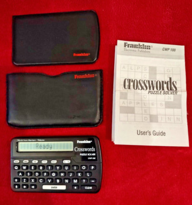 FRANKLIN Crosswords Hand Held Puzzle Solver CWP-100  Tested - *** FREE SHIP ***