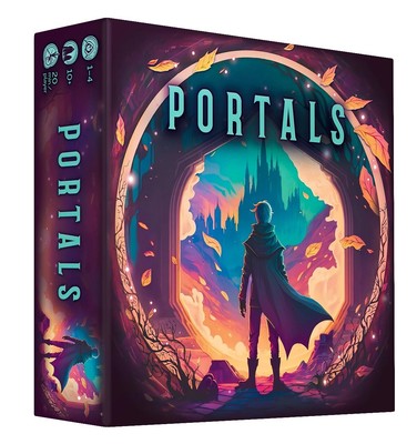 Абстрактная стратегическая настольная игра Portals