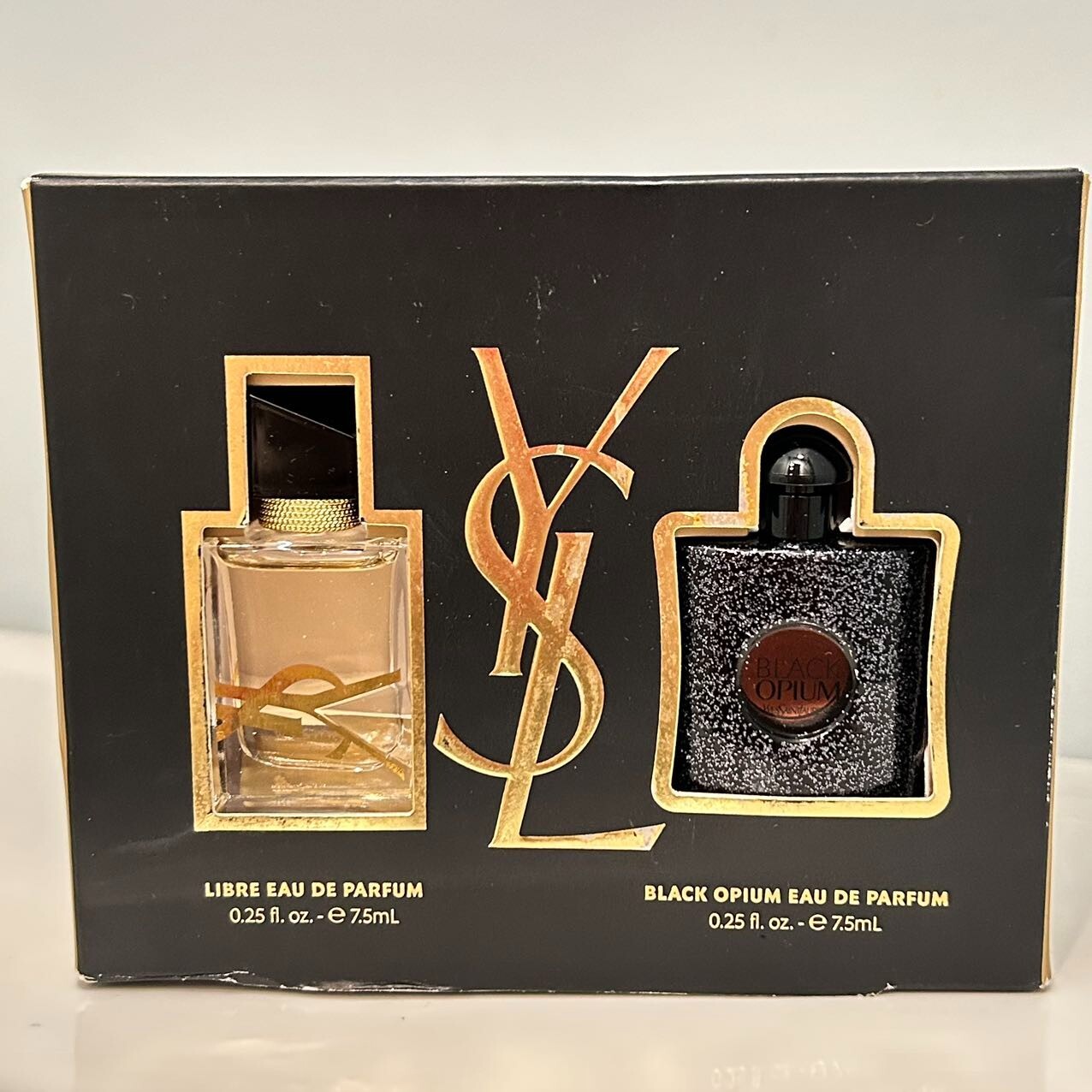 Yves Saint Laurent 2PC Mini Black Opium & Libre Eau de