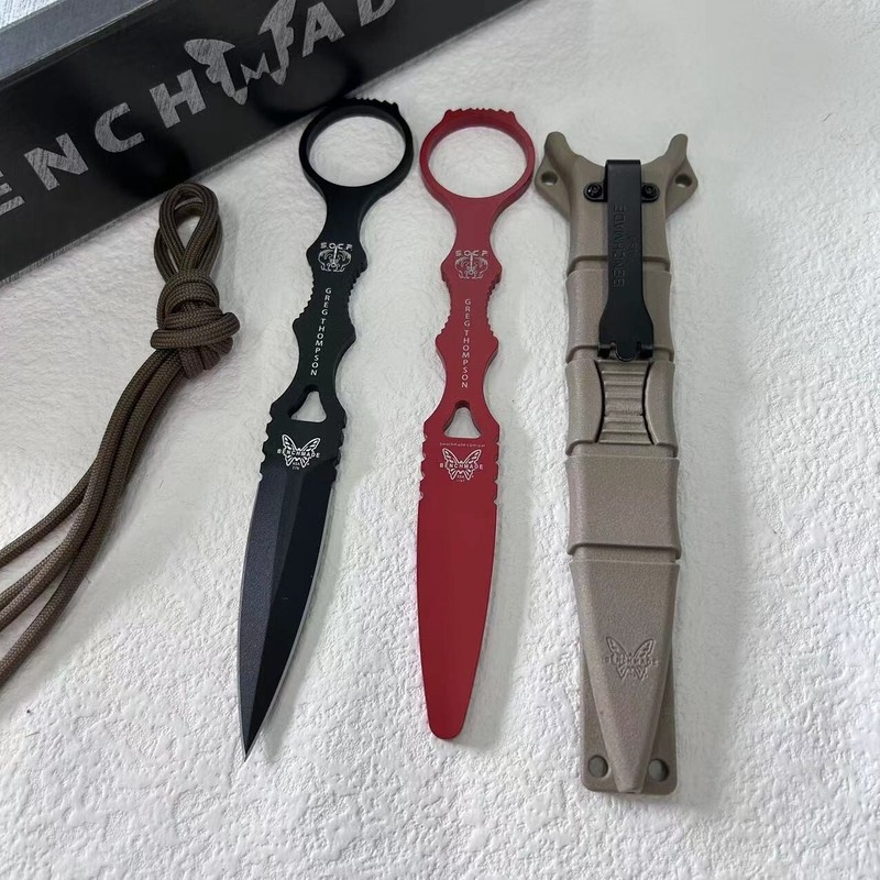 Benchmade SOCP Dagger 176BKSN-COMBO Sand Sheath+Trainer Knife Fixed Blade Knife