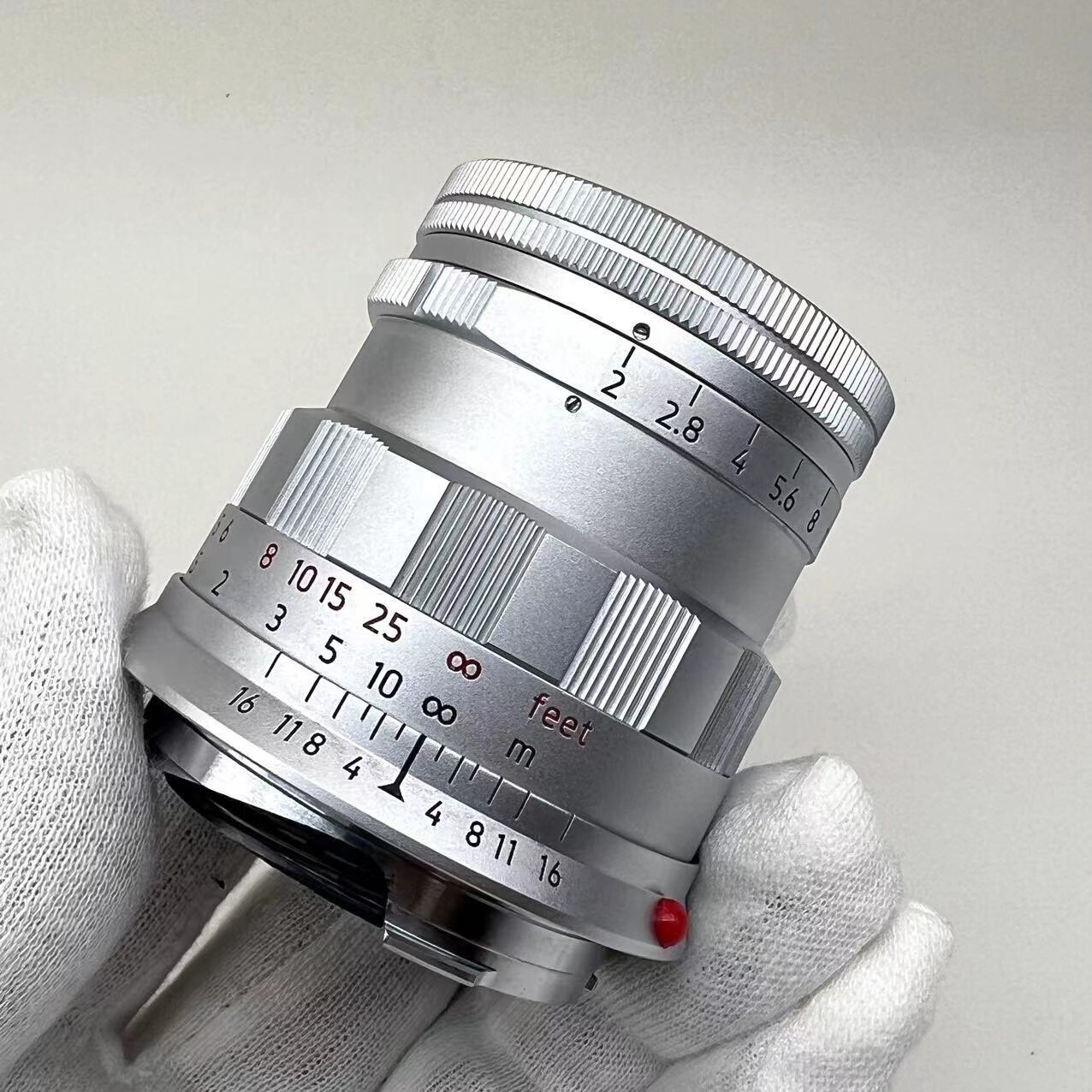 Light lens lab Lens Rigid SPII 50mm F2 Silver Chrome Leica M
