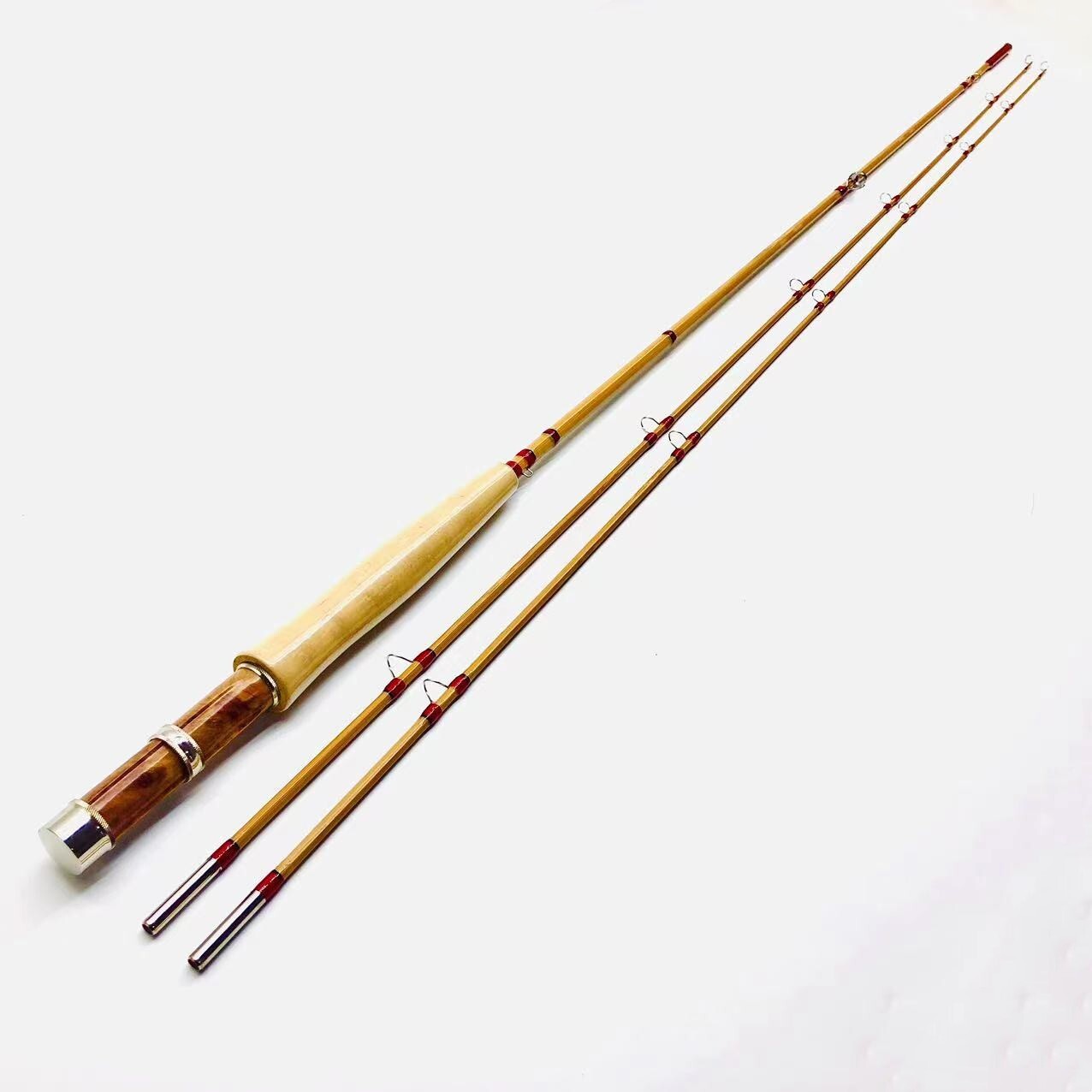 Bamboo FLY ROD #6 2ピース Amazon.com: New Bamboo Fly Rod 8'0