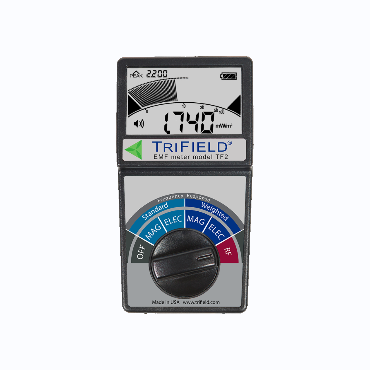Trifield TF2 Alphalab Full Spectrum RF EMF Meter Model, 5g, smog