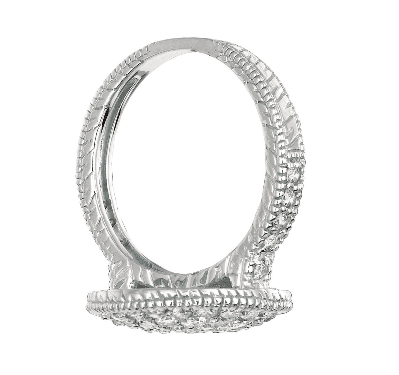 Pre-owned Morris 1.50 Carat Natural Diamond Cocktail Cluster Ring Si 14k White Gold