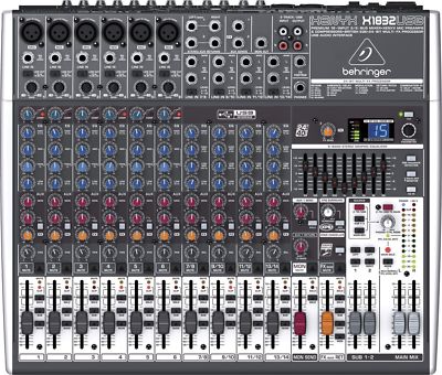 Behringer XENYX X1832USB 18-Channel Live Sound Mixer Board with USB & Effects. Buy it now for 299.99