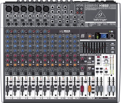 Behringer XENYX X1832USB 18-Channel Live Sound Mixer Board with USB & Effects. Buy it now for 299.99