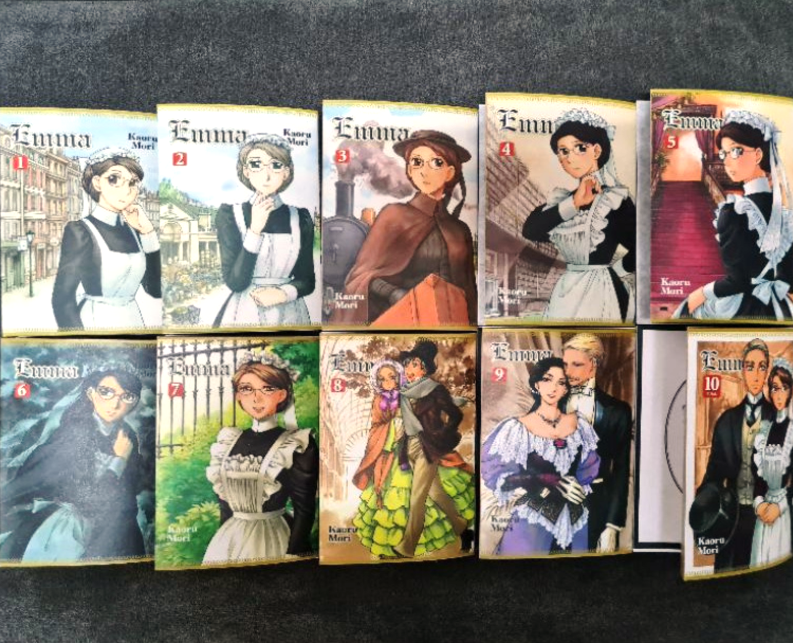 EMMA Manga By Kaoru Mori Volumes 1-10 (END) English Version Comic
