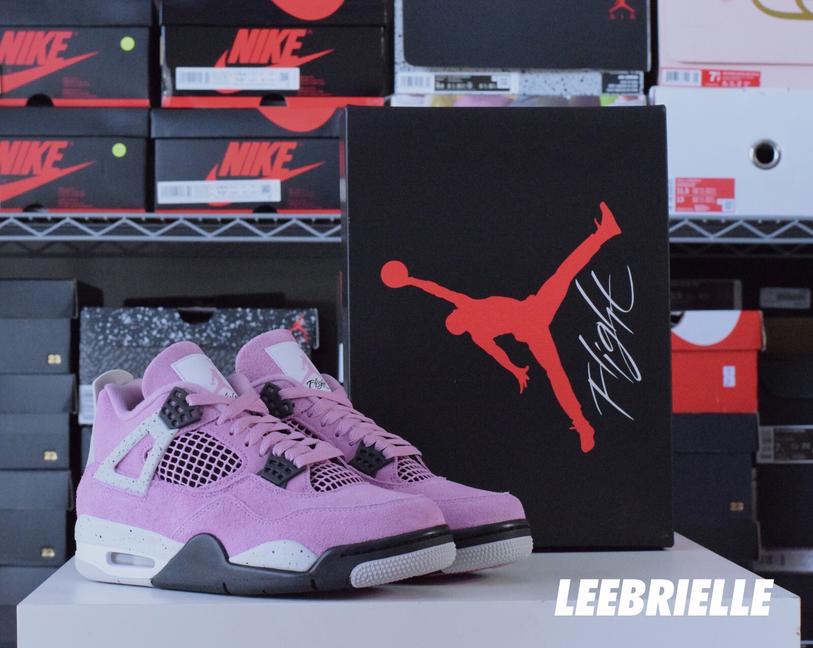 Pre-owned Jordan Womens Size - Nike Air  4 Retro Orchid Pink Aq9129-501