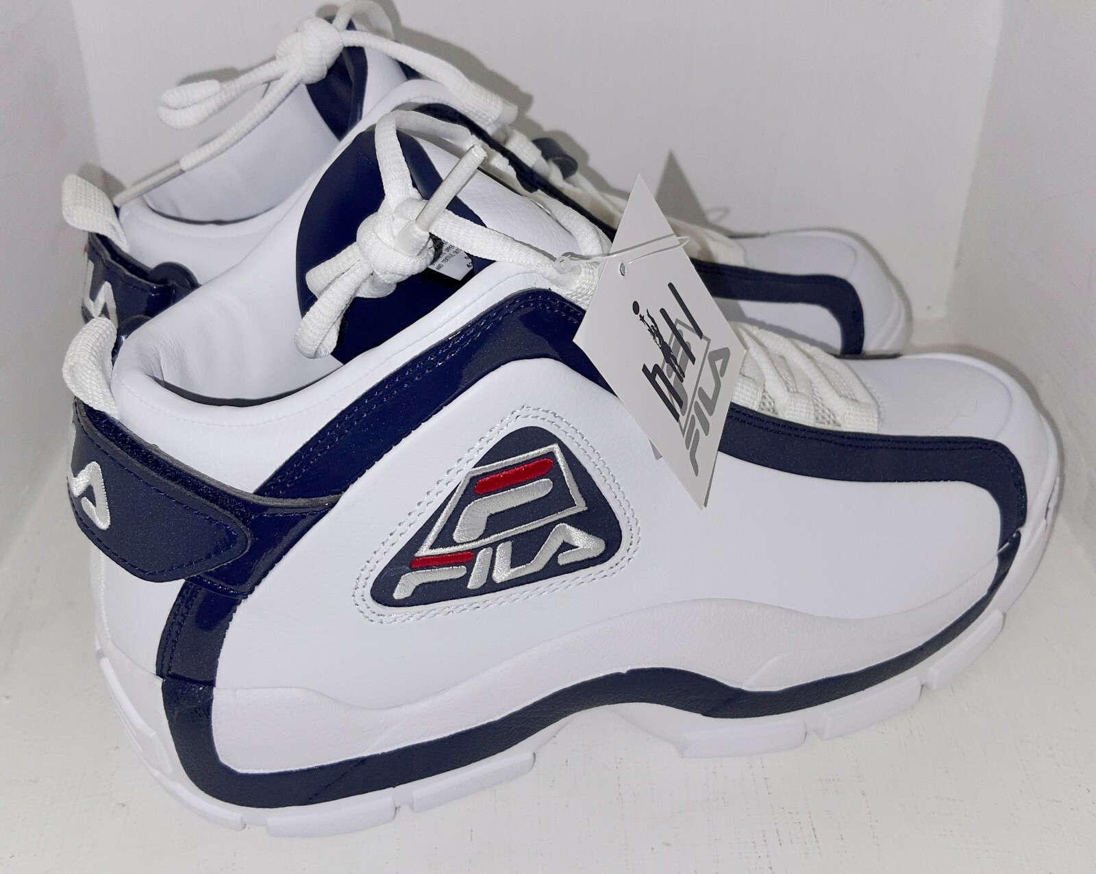 FILA GRANT HILL Ⅱ Fila Grant Hill 2 - Blue and White -US10-UK9- NIB Retro