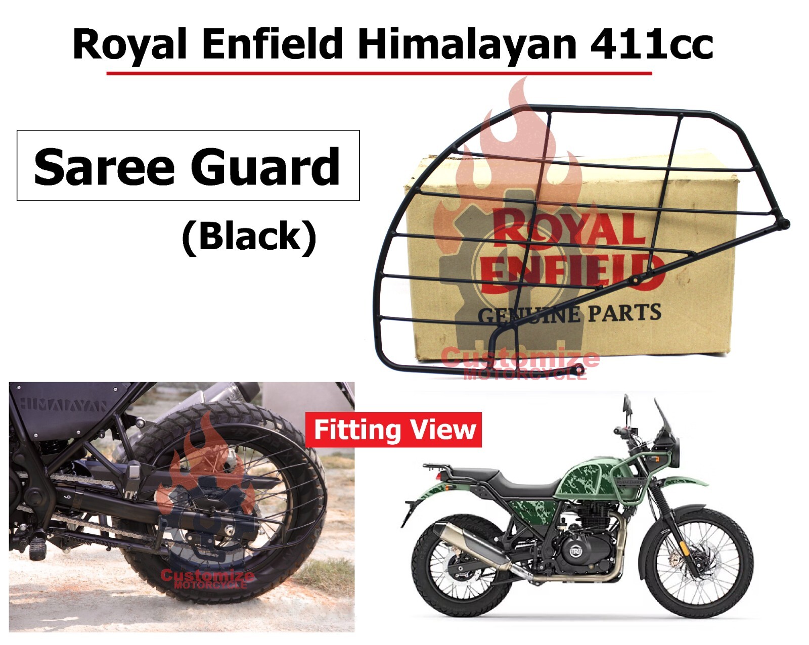 royal enfield classic 350 saree guard price