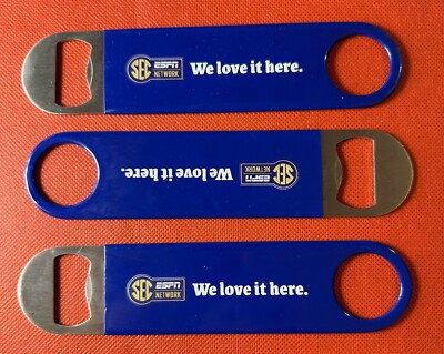 (3) Speed Bar Beer Bartender Bottle Opener Flat SEC NETWORK NEW
