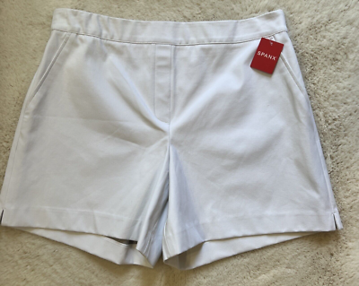 NWT SPANX Shorts Womens XL On-the-Go Silver Lining Technology