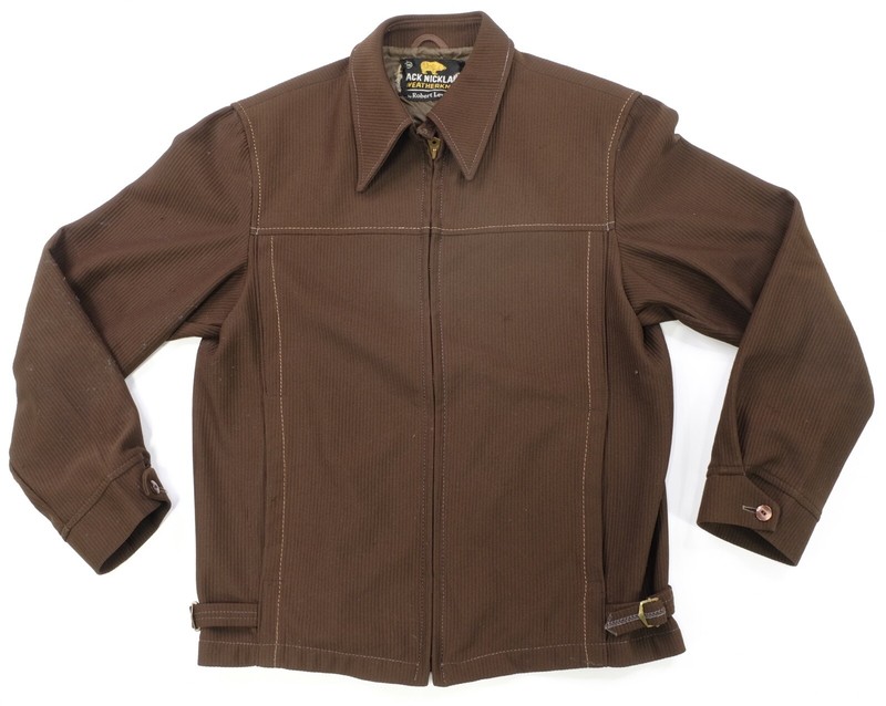 ジャケット・アウター vintage tropical wool jacket Tropical Wool Zip Blouson in Dark Khaki