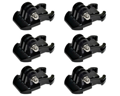 [6 PCS]Release Flat Buckle Clip Mount Adapters for GoPro HERO 12 11 10 9 8 7 6 5
