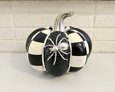 NEW Mackenzie Childs SPELLBOUND SPIDER PUMPKIN Whimsical