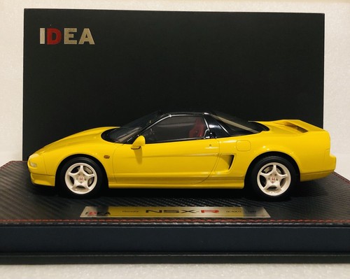 アクセサリー HONDA NSX-R 1:18 MakeUp Honda NSX-R 1992 Indy Yellow Pearl IM006E With