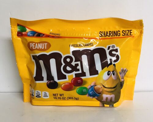 M&M's Mega Peanut Chocolate Candy, Sharing Size, 9.6oz – Five and
