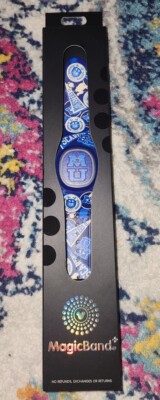 NEW Disney Parks Magic Band Plus Monsters Inc. University MU Blue LINKABLE 