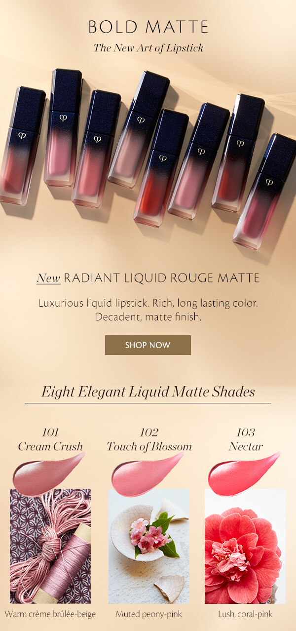 口紅 CLEDE PEAU BEAUTE SET Cle de Peau Beaute Radiant Liquid Rouge Shine & Matte 8mL