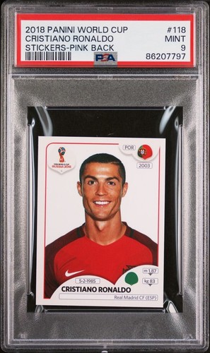 Cristiano Ronaldo 2018 Panini World Cup Russia Sticker #130