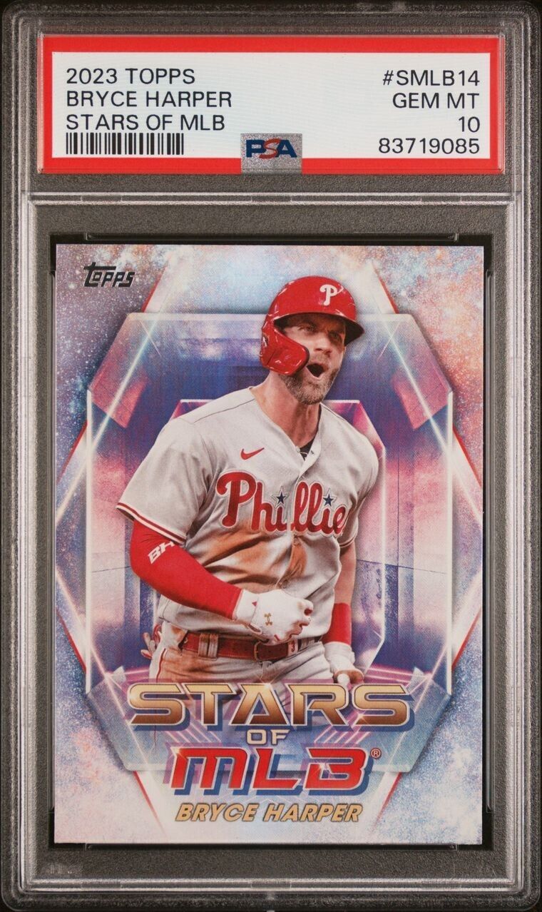 2023 Topps Baseball Stars of MLB Bryce Harper Card# SMLB14 2023 Topps Baseball Stars of MLB Bryce Harper Card# SMLB14