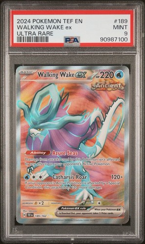 Walking Wake ex PSA 9 - Pokémon Temporal Forces Ultra Rare