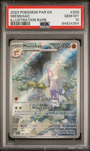 2023 PSA 10 Pokemon Paradox Rift Mienshao Illustration Rare