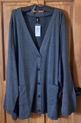 TORRID CARDIGAN FLEECE LAUNGE SWEATER 5 5X 5XL 28 NEW