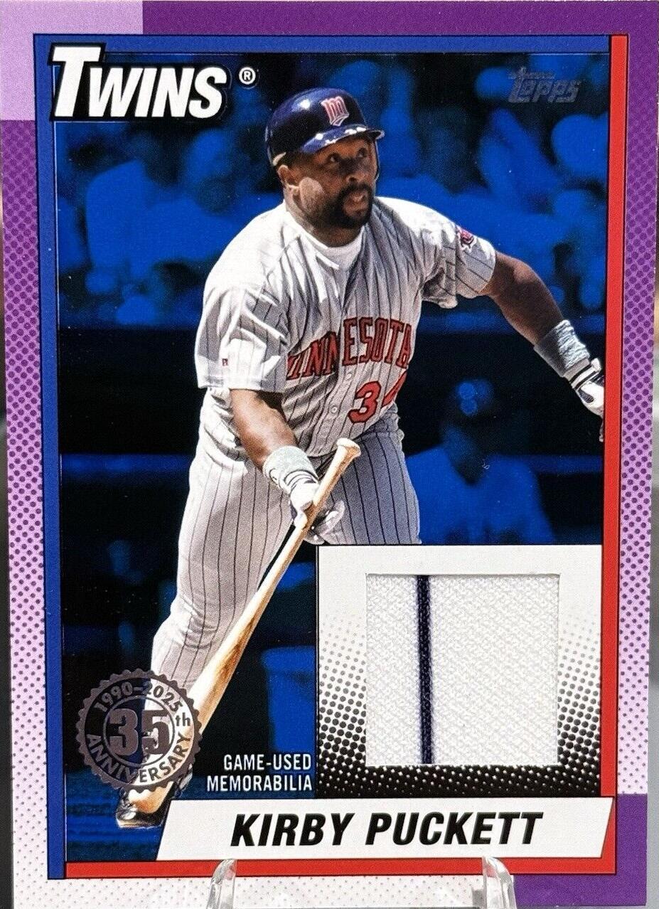 【NONCODE】(Set) Puckett Sporty Line Two-piece 2025 Topps Series 1 - Kirby Puckett #T90R-KP for sale | eBay