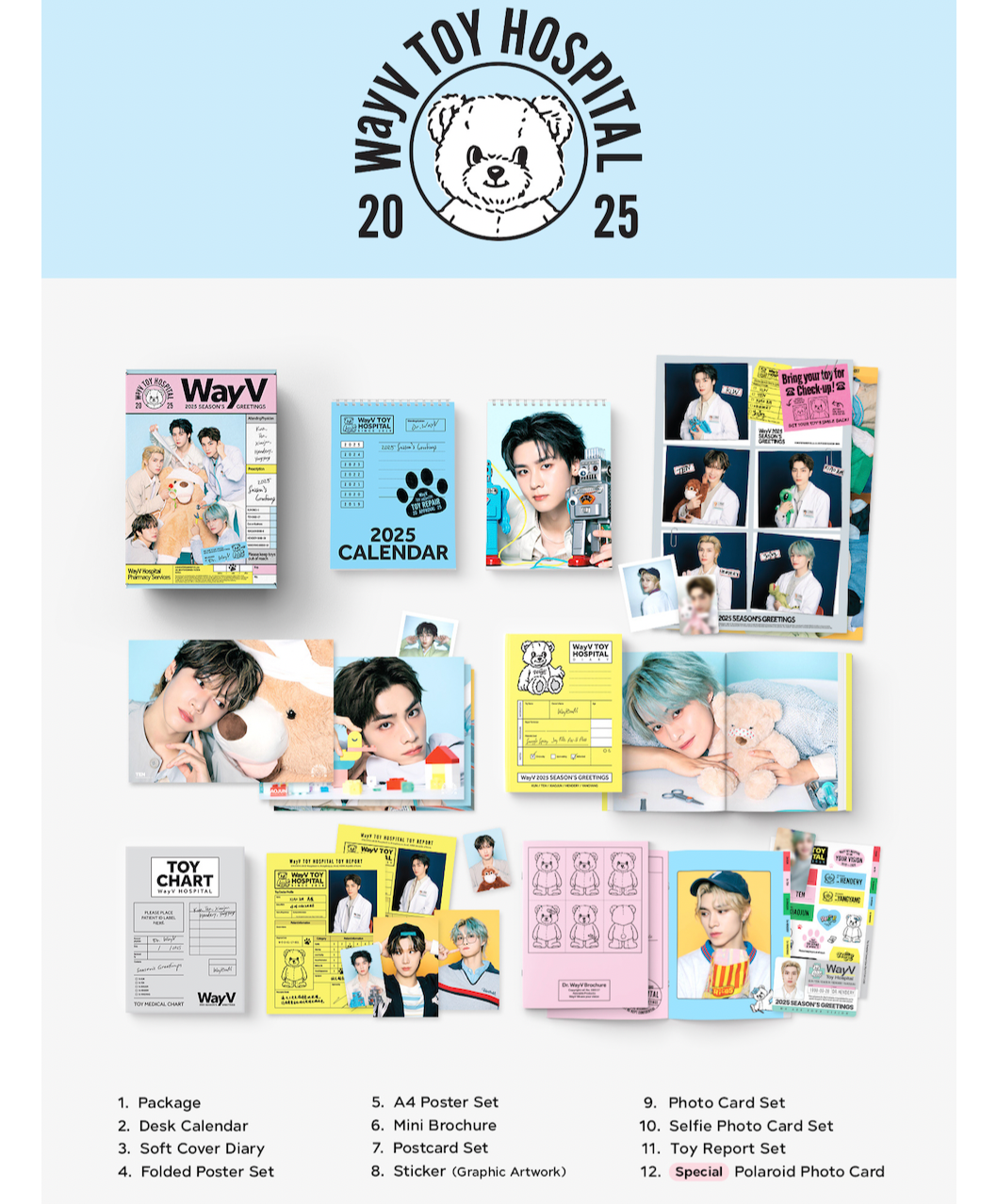 Way V 公式グッズ5TH ANNIVERSARY PARTY CAKE SET / 2024 WayV
