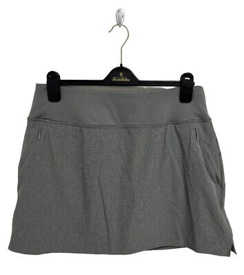MTA Sport Women's Light Gray Pull On Golf/Tennis Skirt Size L