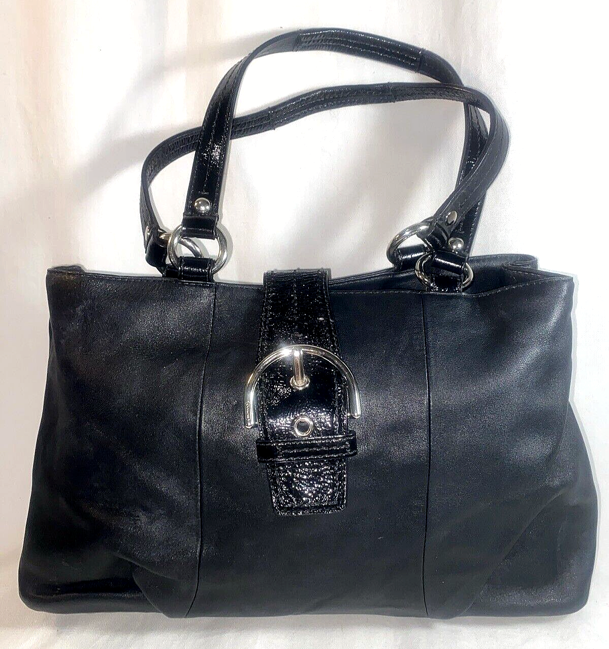 バッグ archive coach black leather studs bags Coach legacy studded bag - Gem