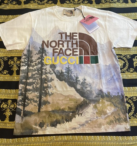 NEW 100% Auth Gucci x The North Face T-Shirt Size XS