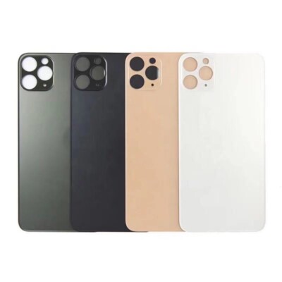 Cold-carving Back Glass Cover Big Camera Hole for iPhone 11 Pro with Logo Lot