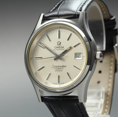 OMEGA Seamaster Cosmic シルバー OMEGA Seamaster COSMIC 2000 166.128 38mm Silver Dial AT Men's