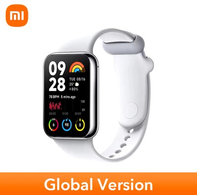 GLOBAL Xiaomi Mi Band 8 Pro 46mm Aluminum with Sports Strap Black/Grey AMOLED